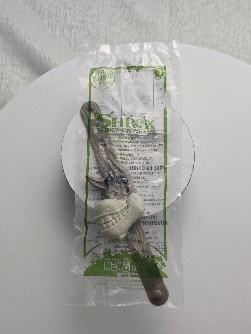 2010 McDonald's Happy Meal Shrek Forever After Donkey Watch Non Working- Read